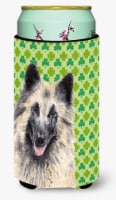 Belgian Tervuren St. Patrick's Day Shamrock Portrait Tall Boy Hugger