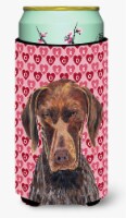 German Shorthaired Pointer Hearts Love and Valentine's Day Tall Boy Hugger