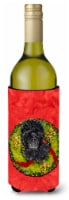 Carolines Treasures  SS4198LITERK Affenpinscher Cristmas Wreath Wine Bottle Hugg