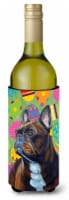 Carolines Treasures  LH9430LITERK French Bulldog Easter Eggtravaganza Wine Bottl