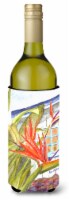 Carolines Treasures  RDR2005LITERK Flower - Bird of Paradise Wine Bottle Hugger