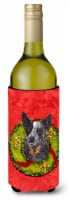Carolines Treasures  SC9090LITERK Australian Cattle Dog Christmas Wreath Wine Bo