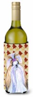 Carolines Treasures  SS4391LITERK Shih Tzu Fall Leaves Portrait Wine Bottle Hugg