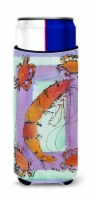 Carolines Treasures  8037MUK Shrimp and Crab Ultra Hugger for slim cans