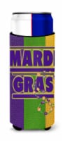 Carolines Treasures 8363MUK Mardi Gras Ultra Hugger for slim cans