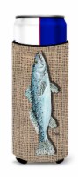 Carolines Treasures  8737MUK Fish Speckled Trout Ultra Hugger for slim cans