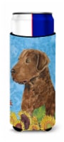 Curly Coated Retriever in Summer Flowers Ultra Hugger for slim cans