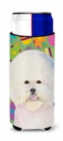 Bichon Frise Easter Eggtravaganza Ultra Hugger for slim cans