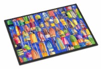 Carolines Treasures 8723MAT Lobster Bouys Doormat 18x27