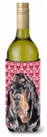 Carolines Treasures  SC9553LITERK Black and Tan Coonhound Hearts and Love Wine B