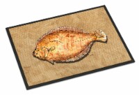 Carolines Treasures 8821JMAT Flounder Doormat 24x36