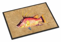 Carolines Treasures 8803MAT Hog Snapper Doormat 18x27