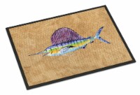 Carolines Treasures 8813MAT Swordfish Doormat 18x27