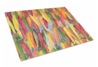 Carolines Treasures 8893LCB Hot Peppers Glass Cutting Board Large