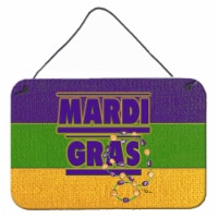 Carolines Treasures  8388DS812 Mardi Gras Wall or Door Hanging Prints