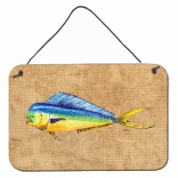 Carolines Treasures  8810DS812 Dolphin Mahi Mahi Wall or Door Hanging Prints