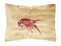 Carolines Treasures  8230PW1216 Crawfish Canvas Fabric Decorative Pillow