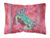 Carolines Treasures  8379PW1216 Crab Canvas Fabric Decorative Pillow
