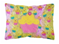 Carolines Treasures  SB3003PW1216 Cupcake Canvas Fabric Decorative Pillow