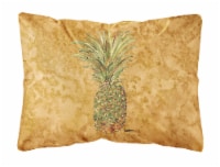 Carolines Treasures 8654PW1216 Pineapple Canvas Fabric Decorative Pillow
