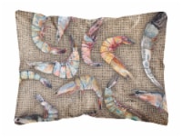 Carolines Treasures  8738PW1216 Shrimp Canvas Fabric Decorative Pillow