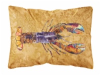 Carolines Treasures  8716PW1216 Lobster Canvas Fabric Decorative Pillow