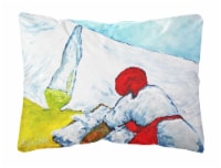 Carolines Treasures  MW1090PW1216 Must Be Monday Canvas Fabric Decorative Pillow