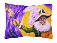Carolines Treasures  MW1109PW1216 Mardi Gras Hey Mister Canvas Fabric Decorative