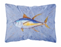 Carolines Treasures  8535PW1216 Tuna Fish Canvas Fabric Decorative Pillow