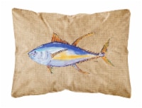 Carolines Treasures  8817PW1216 Tuna Fish Canvas Fabric Decorative Pillow