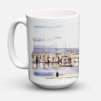 Carolines Treasures 1006CM15 Pass Bait Shop Coffee Mug 15 oz