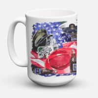 Carolines Treasures  1012CM15 Barq's and Armed Forces Coffee Mug 15 oz