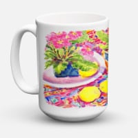 Carolines Treasures  6062CM15 Flower - Primroses Coffee Mug 15 oz