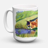 Carolines Treasures 7292CM15 Corgi Coffee Mug 15 oz
