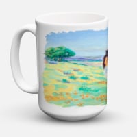 Carolines Treasures  7140CM15 Collie Coffee Mug 15 oz