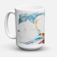 Carolines Treasures  8001CM15 Flower - Magnolia Coffee Mug 15 oz