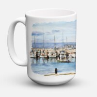 Carolines Treasures 8129CM15 The Pass Bait Shop Coffee Mug 15 oz