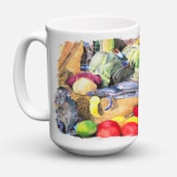 Carolines Treasures 8538CM15 Barq's and Crabs Coffee Mug 15 oz