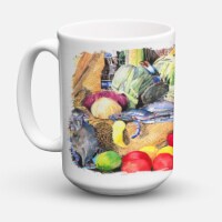 Carolines Treasures  8538CM15 Barq's and Crabs Coffee Mug 15 oz
