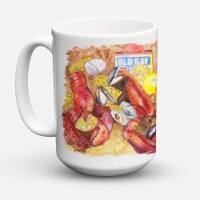 Carolines Treasures 8719CM15 Lobster with Old Bay Coffee Mug 15 oz