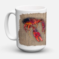 Carolines Treasures 8739CM15 Crawfish Coffee Mug 15 oz