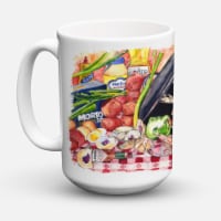 Carolines Treasures 8825CM15 Gumbo and Potato Salad Coffee Mug 15 oz