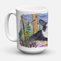 Carolines Treasures SS8638CM15 Boston Terrier Coffee Mug 15 oz