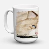 Carolines Treasures SS8825CM15 Cat Coffee Mug 15 oz