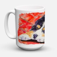 Carolines Treasures  SS8842CM15 Bernese Mountain Dog Coffee Mug 15 oz