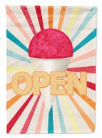 Carolines Treasures SB3112GF Snowball Snow cone stand Open Garden Flag