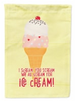 Carolines Treasures SB3106CHF I scream you scream we all scream for ice cream H