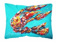 Carolines Treasures  MW1161PW1216 Lucy the Crawfish in blue Canvas Fabric Decora