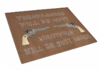 Carolines Treasures  SB3063LCB Tresspassers will be shot Glass Cutting Board Lar