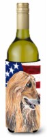 Carolines Treasures  SC9506LITERK Afghan Hound USA Patriotic American Flag Wine